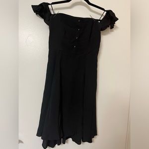 Black Off The Shoulder Sundress